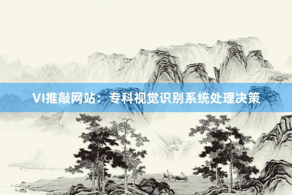 VI推敲网站：专科视觉识别系统处理决策
